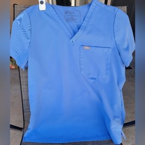 Figs Scrubs, Ceil Blue